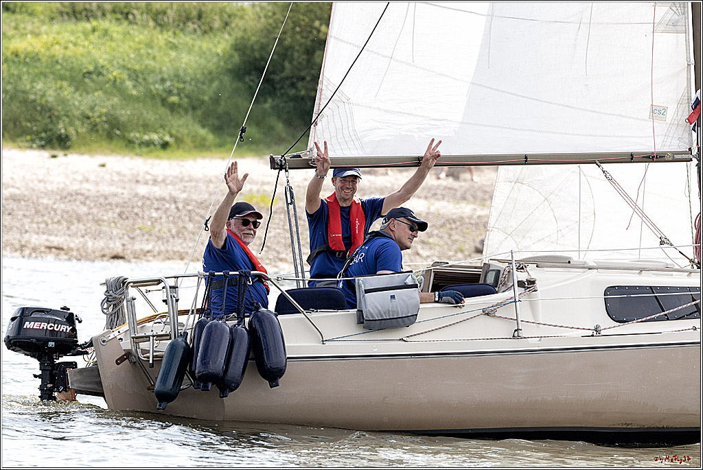 100 Jahre Rheinwoche 2022 - 2. Wettfahrt  Hitdorf - Duesseldorf, 03.06.2022,